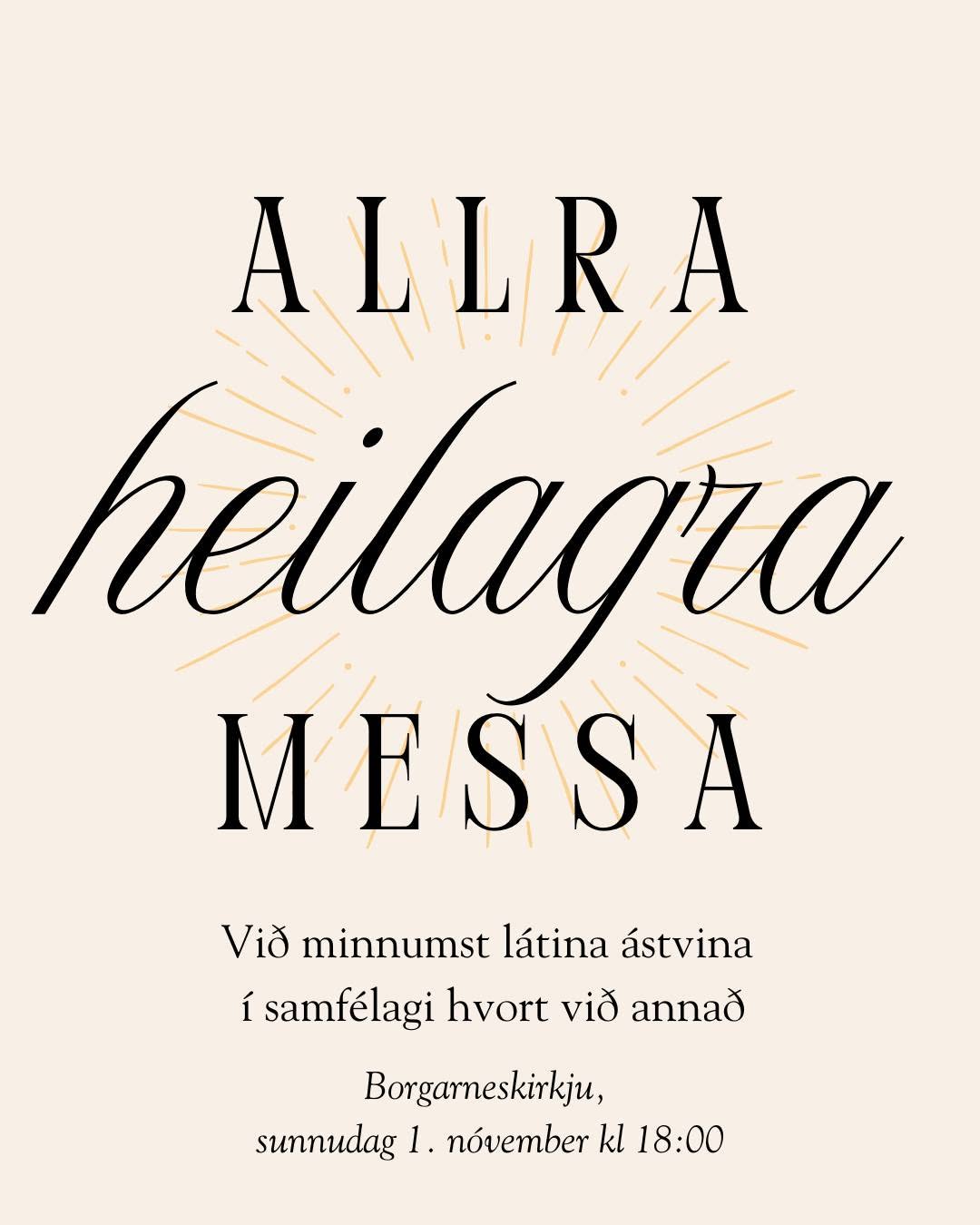 Allra heilagra messa