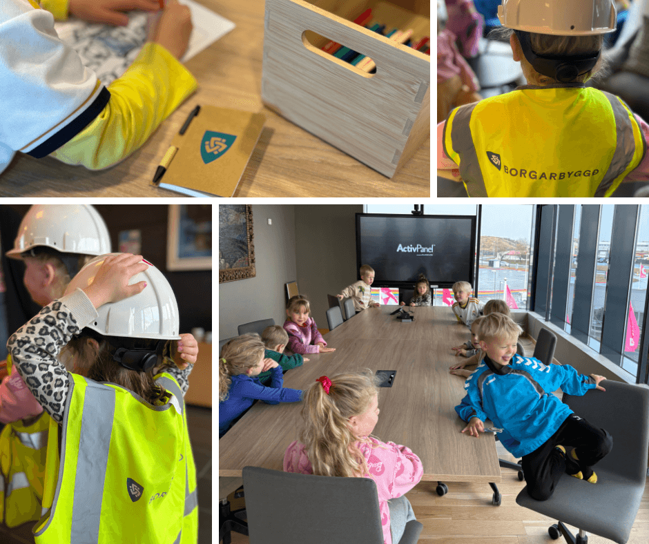 Leikskólabörn heimsækja ráðhúsið